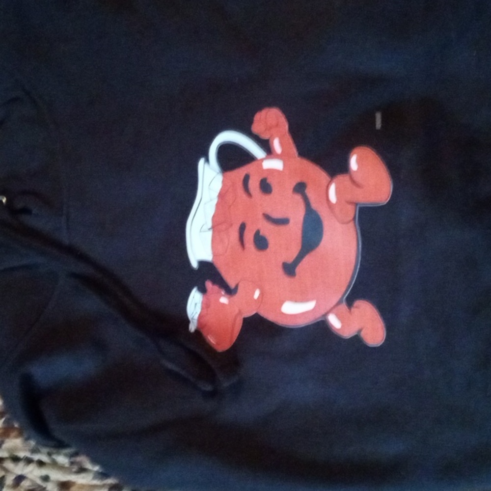 Black hoodie sz large new